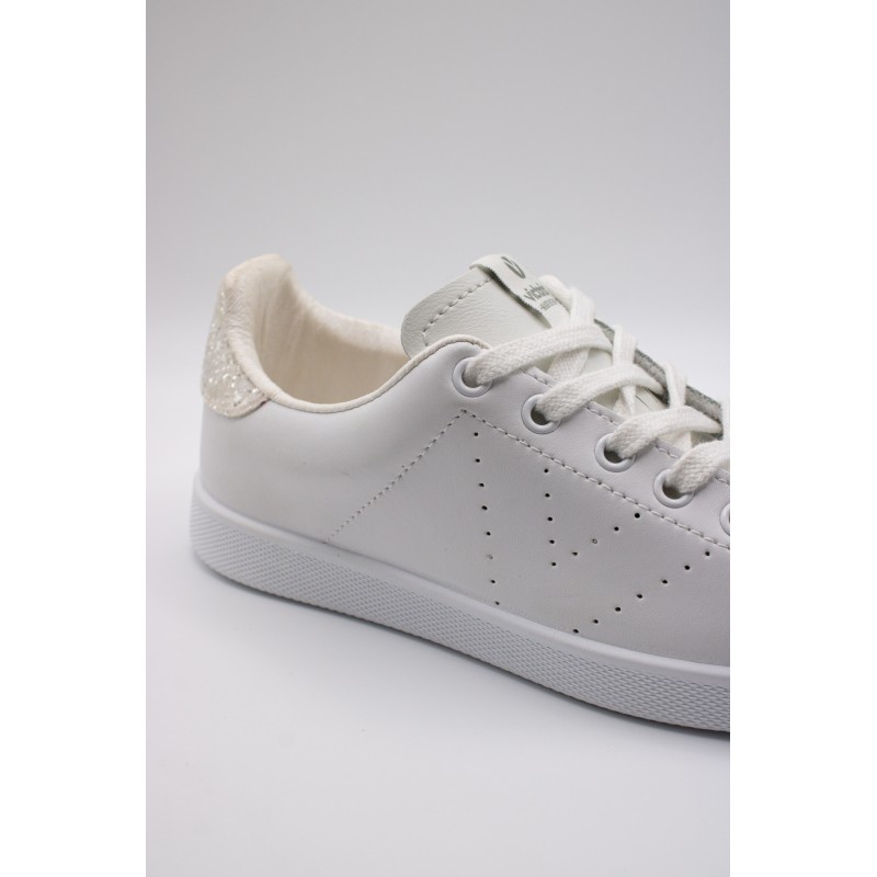 Baskets blanches & paillettes - VICTORIA Femme