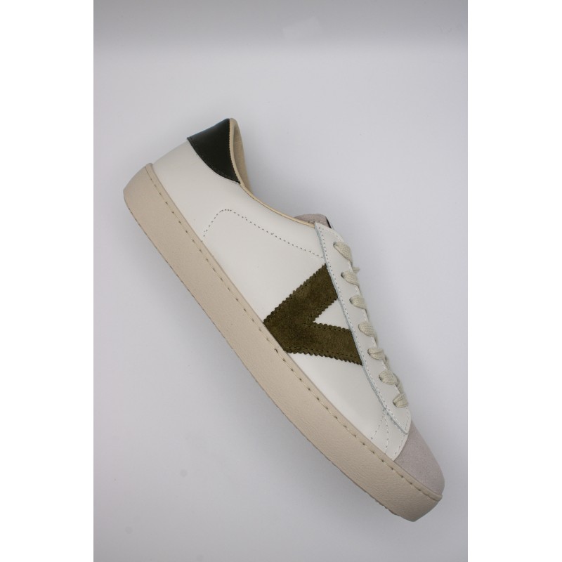 Berlin blanches & kaki  - Baskets VICTORIA Unisexes
