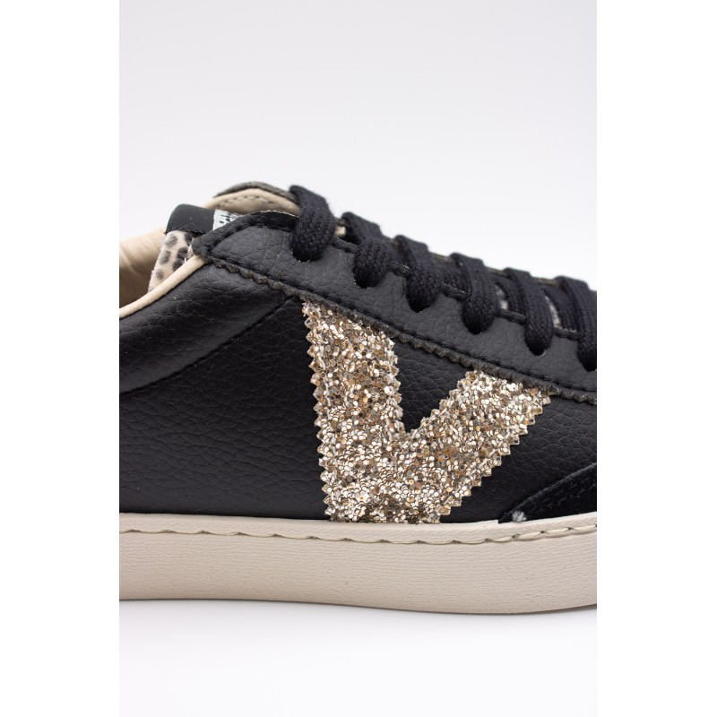 Berlin ciclista noires & paillettes - Baskets VICTORIA Femme