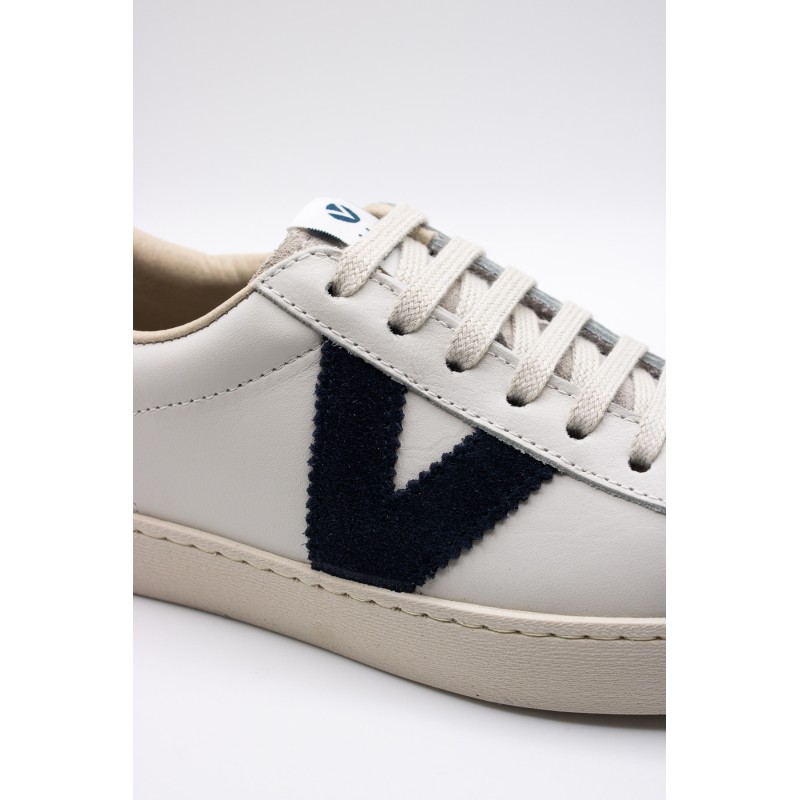 Berlin blanches & marine - Baskets VICTORIA Unisexes