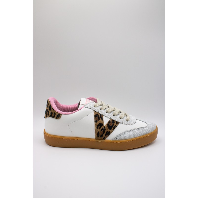 Victoria Berlin Léopard Rose – Sneakers Femme