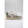Victoria Seul Rétro Blanc Vert – Baskets Femme