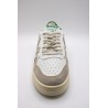 Victoria Seul Rétro Blanc Vert – Baskets Femme