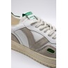 Victoria Seul Rétro Blanc Vert – Baskets Femme