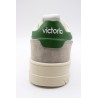 Victoria Seul Rétro Blanc Vert – Baskets Femme
