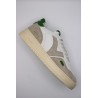 Victoria Seul Rétro Blanc Vert – Baskets Femme