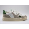 Victoria Seul Rétro Blanc Vert – Baskets Femme