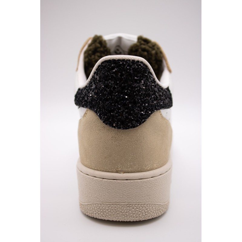 Victoria Madrid Platine Fourrure – Baskets Femme