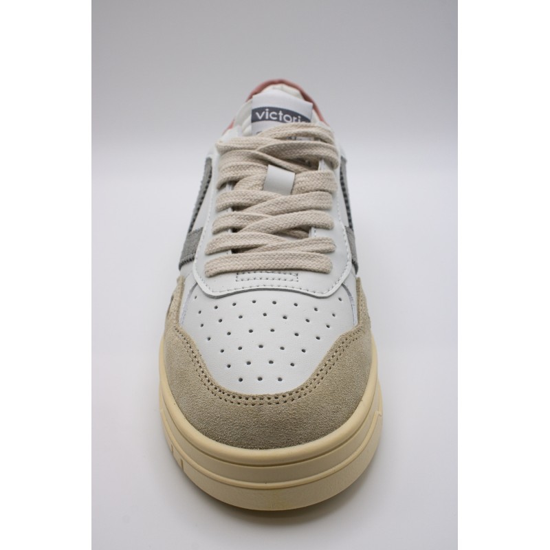 Victoria Seul Efecto Piel & Serraje Rose – Baskets Femme