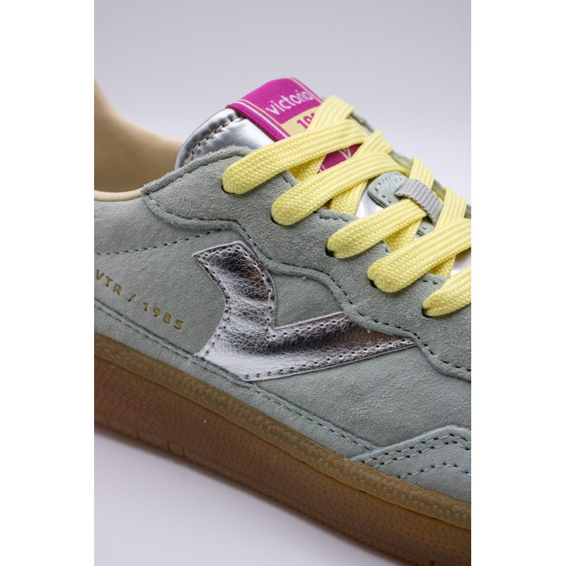 Victoria 8806107 smash suede color Menthe – Baskets Femme