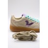 Victoria Smash Suede Color Beige Violet – Baskets Femme