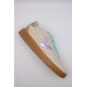 Victoria Smash Suede Color Beige Violet – Baskets Femme