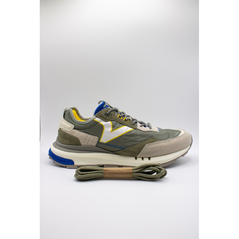 Victoria Wing Evo Kaki Bleu – Baskets Sport Homme