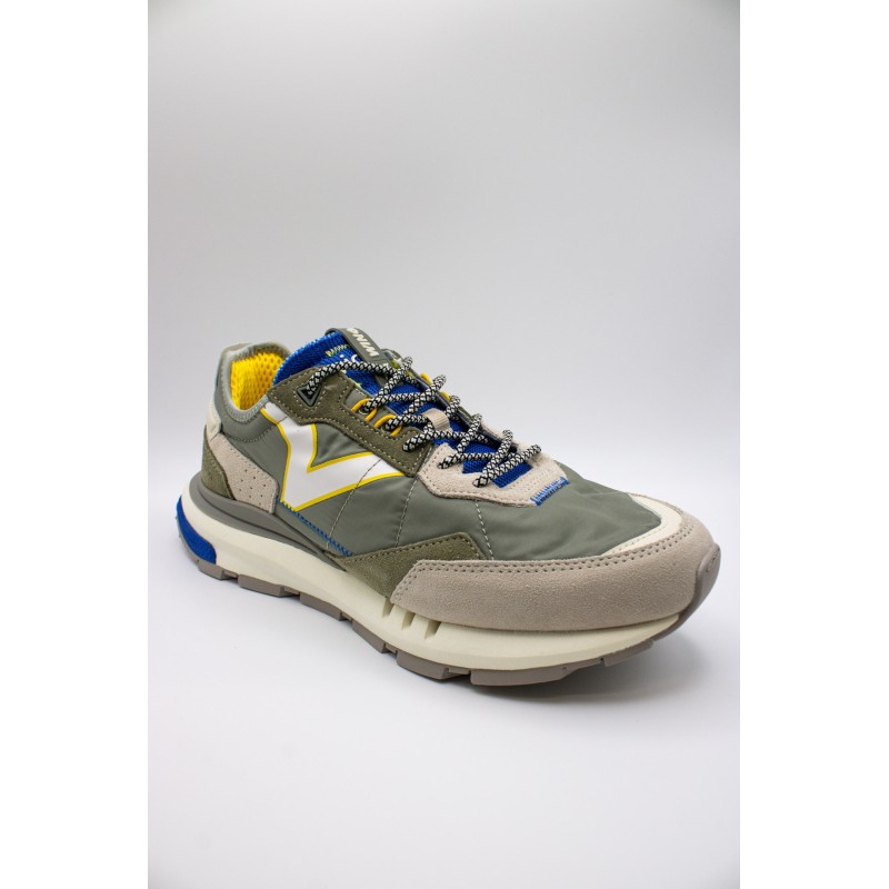 Victoria Wing Evo Kaki Bleu – Baskets Sport Homme