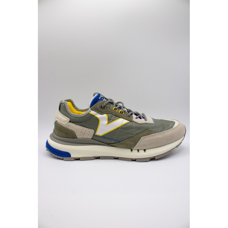 Victoria Wing Evo Kaki Bleu – Baskets Sport Homme