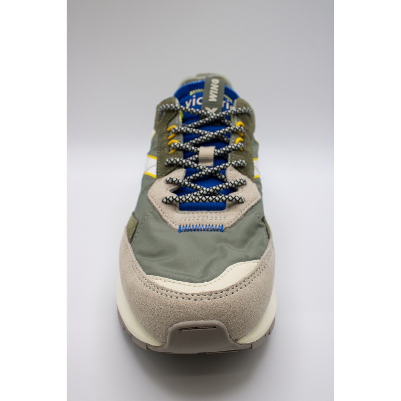 Victoria Wing Evo Kaki Bleu – Baskets Sport Homme