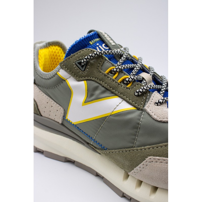 Victoria Wing Evo Kaki Bleu – Baskets Sport Homme