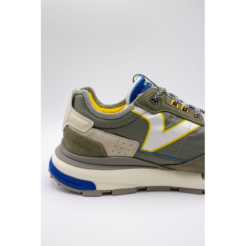 Victoria Wing Evo Kaki Bleu – Baskets Sport Homme