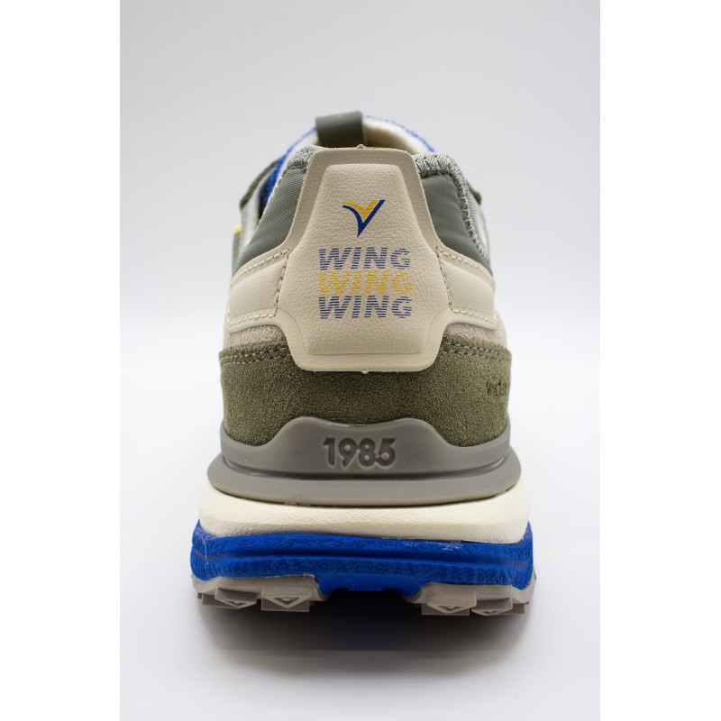 Victoria Wing Evo Kaki Bleu – Baskets Sport Homme