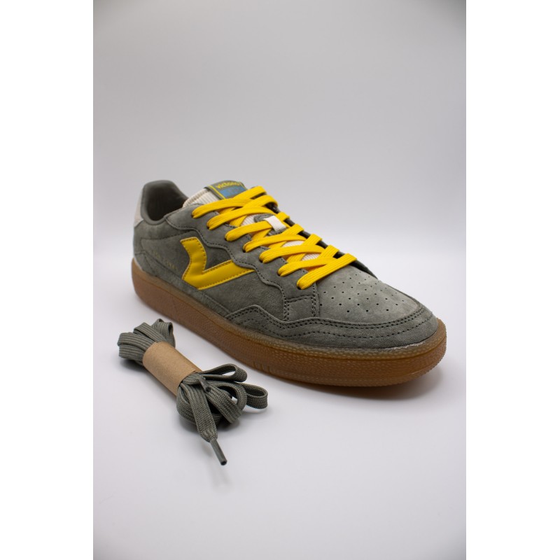 Victoria Smash Suede Color Kaki Jaune – Baskets Homme