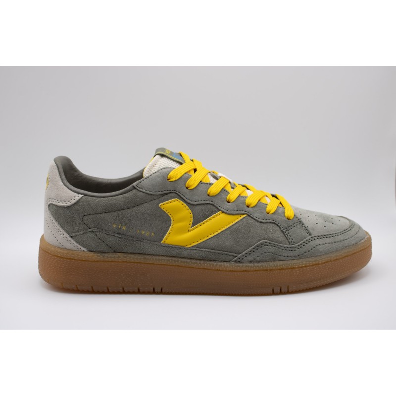 Victoria Smash Suede Color Kaki Jaune – Baskets Homme
