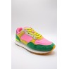 Sneakers Santa Marta HOFF vert et rose femme