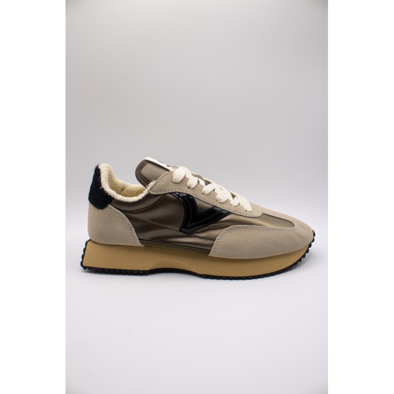 Victoria Cosmos Nylon Métal Animal – Baskets Femme