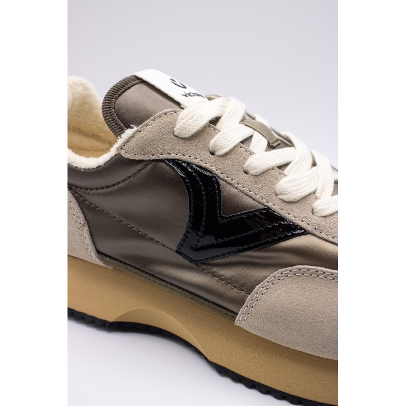 Victoria Cosmos Nylon Métal Animal – Baskets Femme