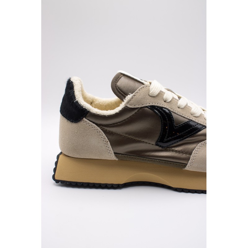 Victoria Cosmos Nylon Métal Animal – Baskets Femme
