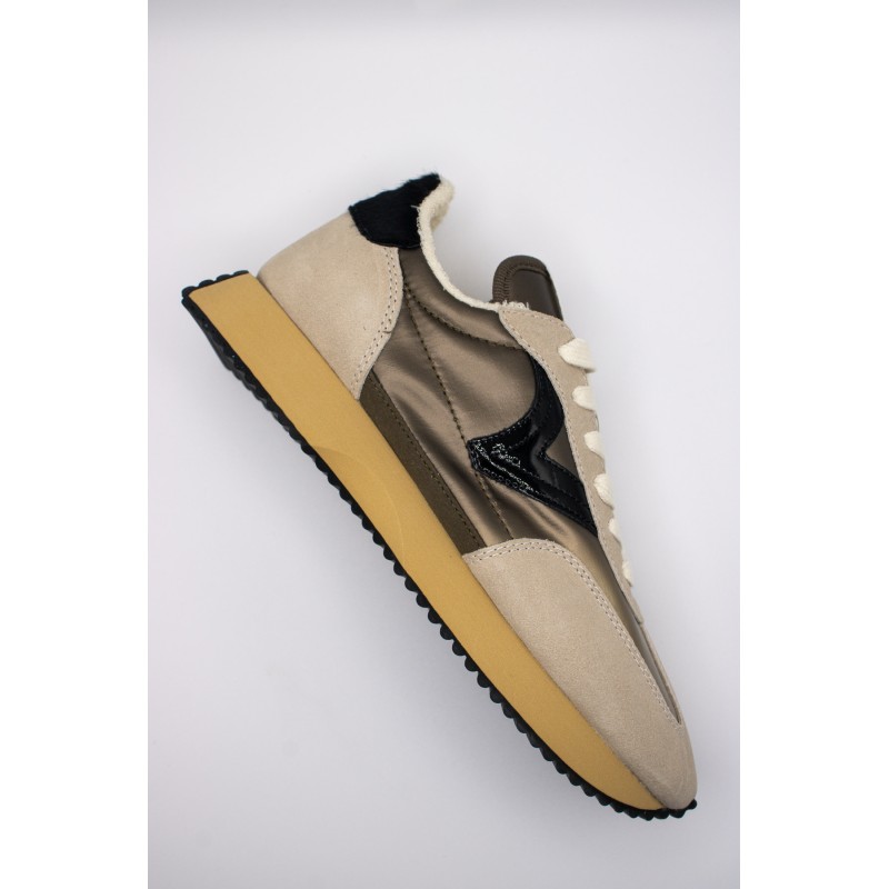 Victoria Cosmos Nylon Métal Animal – Baskets Femme