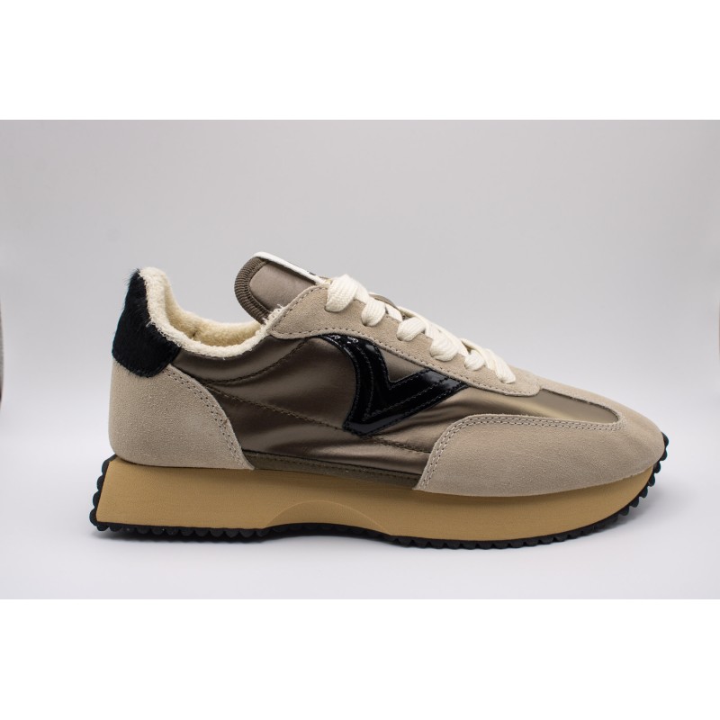 Victoria Cosmos Nylon Métal Animal – Baskets Femme