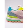 Victoria Luna Multicolore Nylon Daim – Baskets Femme
