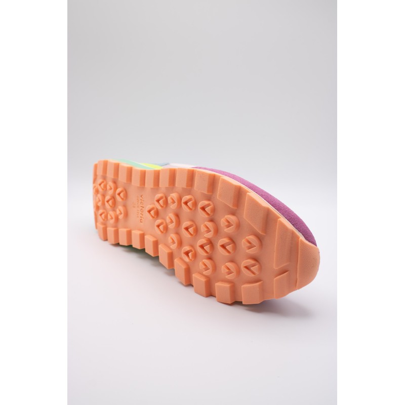 Victoria Luna Multicolore Nylon Daim – Baskets Femme