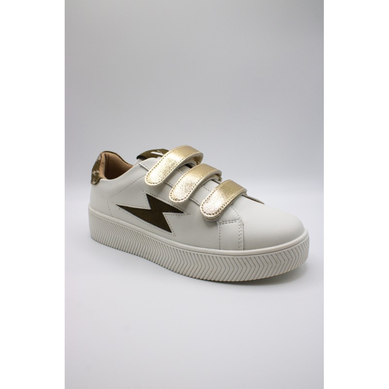 Vanessa Wu Andréa BK2701 Kaki Léopard – Baskets Femme