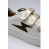 Vanessa Wu Andréa BK2701 Kaki Léopard – Baskets Femme