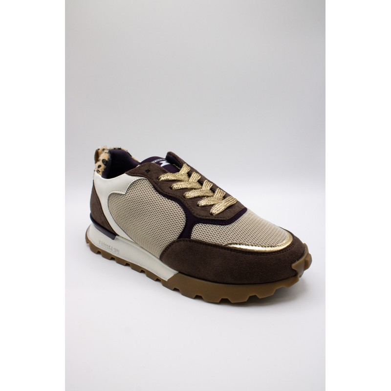 Vanessa Wu Capucine BK2707 Marron – Baskets Femme