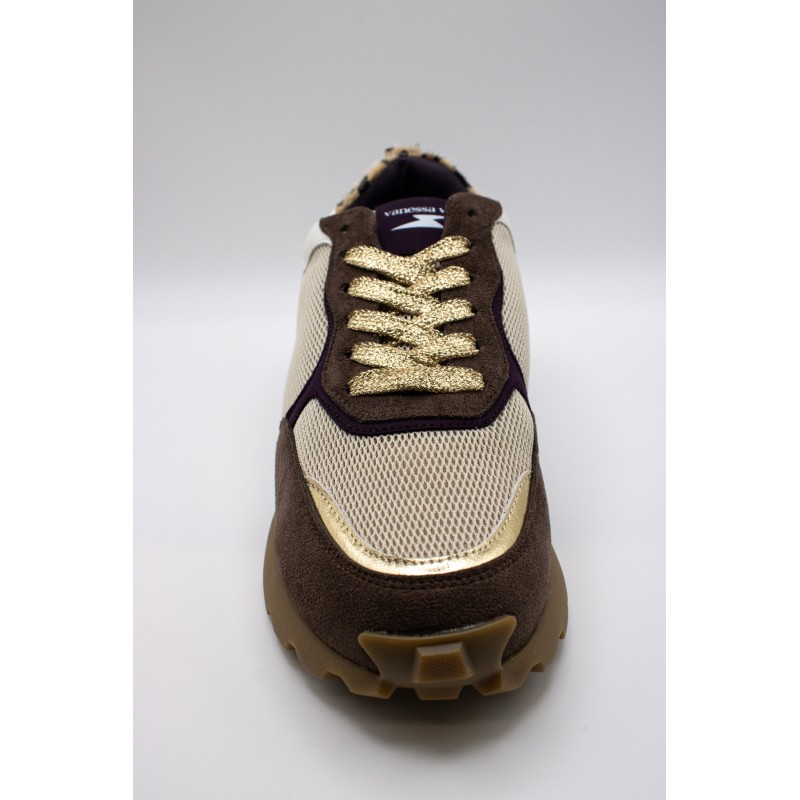 Vanessa Wu Capucine BK2707 Marron – Baskets Femme
