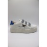 Vanessa Wu Dorianne BK2716 Bleu Argent – Baskets Femme