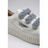 Vanessa Wu Dorianne BK2716 Bleu Argent – Baskets Femme