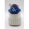 Vanessa Wu Dorianne BK2716 Bleu Argent – Baskets Femme