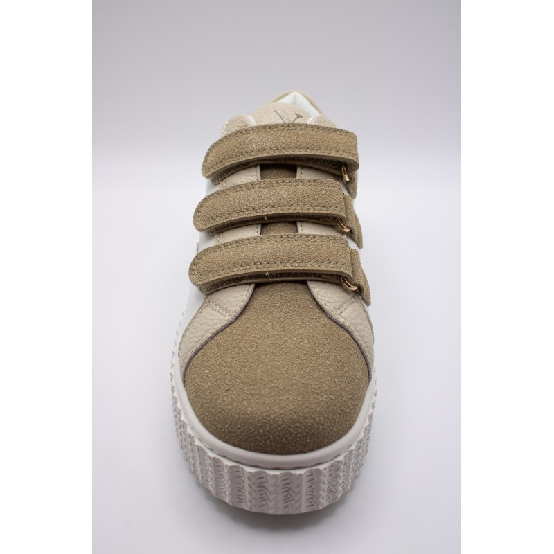 Vanessa Wu Michaella BK2755 Beige – Baskets Femme
