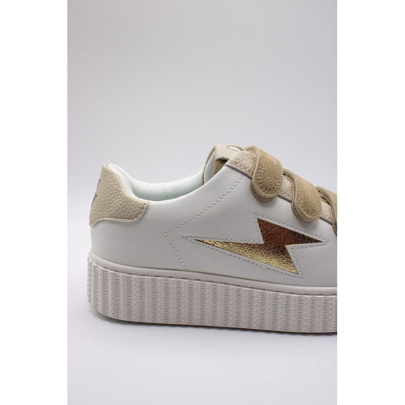Vanessa Wu Michaella BK2755 Beige – Baskets Femme