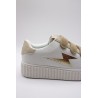 Vanessa Wu Michaella BK2755 Beige – Baskets Femme