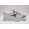 Vanessa Wu Michaella BK2755 Beige – Baskets Femme