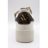 Vanessa Wu Milie BK2761 Blanc Or – Baskets Femme