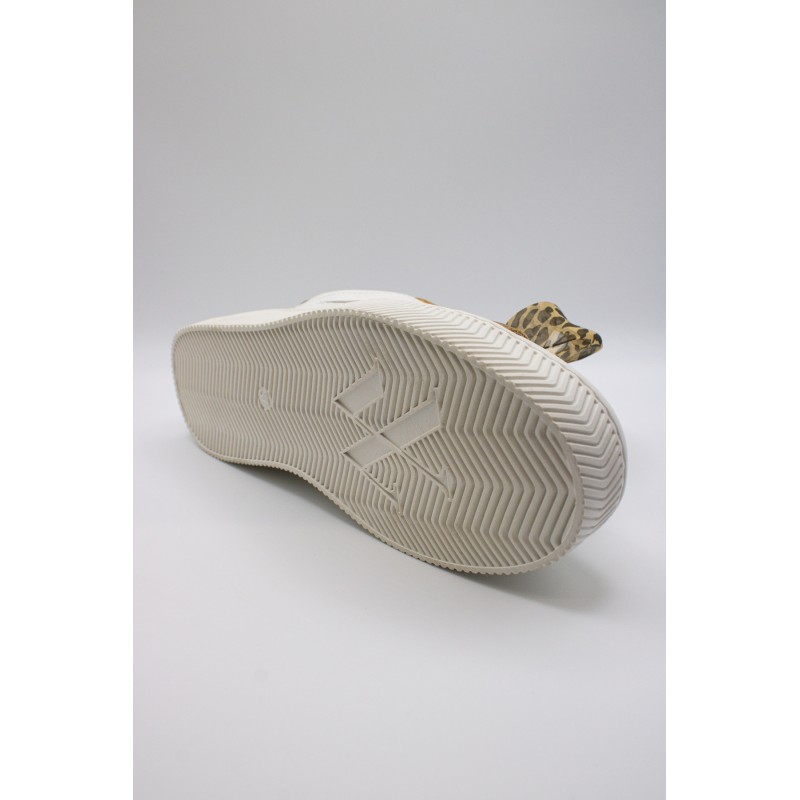 Vanessa Wu Milie BK2761 Blanc Or – Baskets Femme
