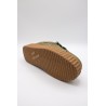 Baskets femme kaki Vanessa Wu Aby à scratchs BK2714