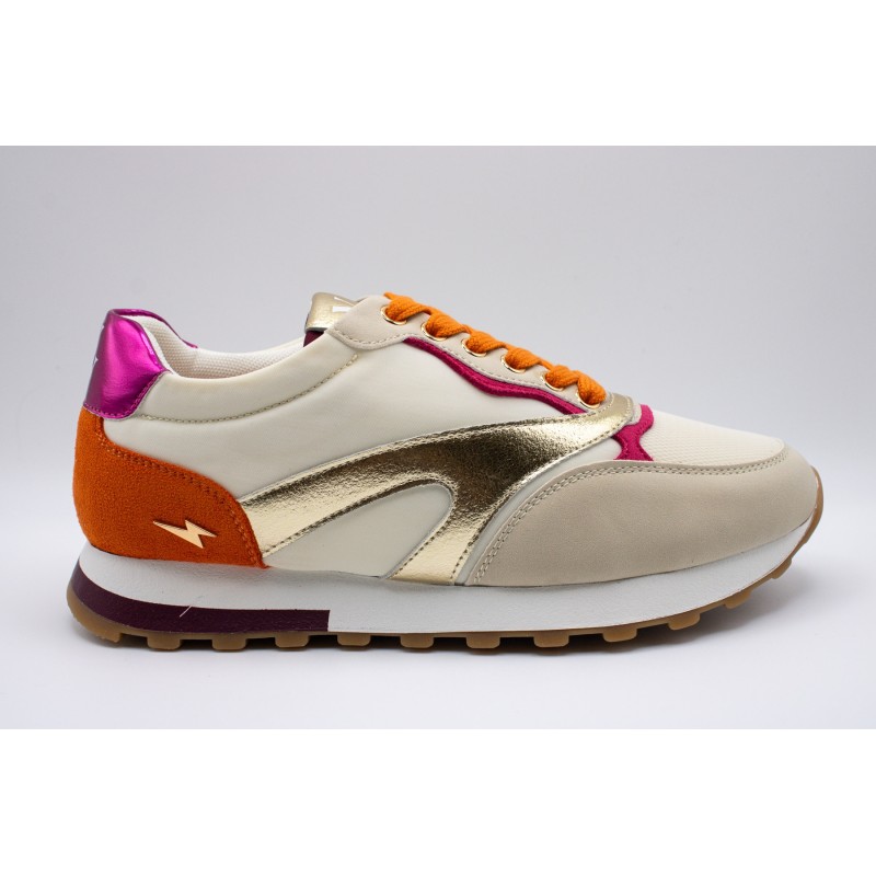 Baskets femme beige Vanessa Wu Jade BK2663