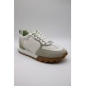 Gloria vert & argent - Baskets lacets VANESSA WU Femme