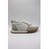 Gloria vert & argent - Baskets lacets VANESSA WU Femme